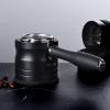 Amrankuo Coffee Portafilter Holder| Espresso Tamper Stand| Aluminum Alloy Espresso Holder| With Non-slip Base| Fits 54mm Espresso Machines Portafilter | (54mm, Black) view 3