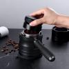Amrankuo Coffee Portafilter Holder| Espresso Tamper Stand| Aluminum Alloy Espresso Holder| With Non-slip Base| Fits 54mm Espresso Machines Portafilter | (54mm, Black) view 4