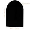 5x7 Inch Blank Black Arch Acrylic Sign | 10 Pack Black Arch Sheets Signs Blanks 1/8 inch Thick, DIY Acrylic Table Numbers, Perfect as Arched Modern Wedding Signs, Arched Round Top Table Sign view 2