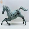Exotic India 24" Brass Running Horse Showpiece - Brass view 1