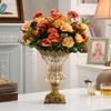 Elegant Large Flower Vases Table Centerpiece for Kitchen Dining Living Room Home Decor, European Retro Tall Big Glass Flowers Chinese Vases for Bedroom Decorations, Best, 11.8in  5.11in view 2