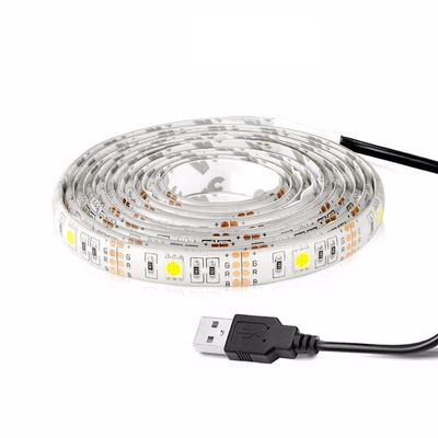 GSYFDZSWZX Fengyan Landscape Lights 5M DC5V USB Cable Power LED Strip Light Lamp Tape SMD 5050 2835 Christmas Decor String for TV Background Lighting LED Street Lamp