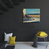 Edward Hopper-People In The Sun 1960 Canvas Wall Art Poster Home Decor Ready to Hang(65x97cm 26"x38",Framed) view 4
