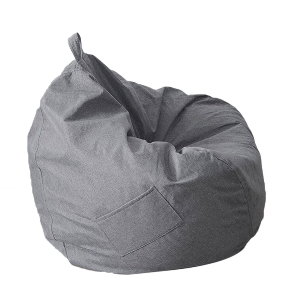 ZHDECOR Bean Bag Chair Cover Lazy Sofa Cover (No Filler) Extra Large Washable Beanbag Stuffed Animal Storage Stuffable Memory Foam Replacement Beanbag Cover,C-L
