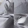ZHDECOR Bean Bag Chair Cover Lazy Sofa Cover (No Filler) Extra Large Washable Beanbag Stuffed Animal Storage Stuffable Memory Foam Replacement Beanbag Cover,C-L view 3