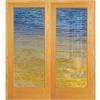 Frosted Window Film Privacy Film,Window Privacy Window Film Static Cling, Water Ripple Multicolor 23.6Wx78.7L-inch x2 Pcs view 1