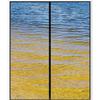Frosted Window Film Privacy Film,Window Privacy Window Film Static Cling, Water Ripple Multicolor 23.6Wx78.7L-inch x2 Pcs view 2