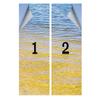 Frosted Window Film Privacy Film,Window Privacy Window Film Static Cling, Water Ripple Multicolor 23.6Wx78.7L-inch x2 Pcs view 3