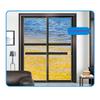 Frosted Window Film Privacy Film,Window Privacy Window Film Static Cling, Water Ripple Multicolor 23.6Wx78.7L-inch x2 Pcs view 4