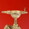 Exotic India 6" Brass Decorative Elephant Diya | Handmade - Brass view 4
