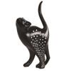 Abstract Black Cat Sculpture Decoration Figurine for Cats Lovers Feline Statue view 1