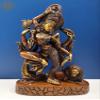 16" Dancing Ardhanarishvara (Shiva and Parvati) in Brass | Handmade | Made in India - Brass Statue - Color Amazing Double Chola view 1