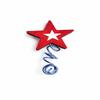 Red and White Mini Tree Topper Star Patriotic Tabletop Tree Decoration  Small Star Ornament for Mini Christmas Tree, 4th of July, Independence Day, Holiday Home Decor view 1