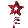 Red and White Mini Tree Topper Star Patriotic Tabletop Tree Decoration  Small Star Ornament for Mini Christmas Tree, 4th of July, Independence Day, Holiday Home Decor view 2