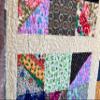 Handmade Patchwork Lap Quilt, Scrappy SofaThrow, Ready to Ship - 57-1/2 Wide x 71-1/2 Long view 4