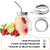 140 PCS Regular Mouth Canning Rings - Split-Type Seals, Bands for Mason Jar (140 PCS REGULAR MOUTH 70MM, Silver) view 2