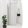 Clothing Store Fitting Room, Simple Dressing Changing Room Stainless Steel Rail Wall Hanging Locker Room Used In Mall And Office Privacy Protection Save Space ( Color : White , Size : 100x100cm ) view 1