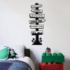 Statue of Liberty Central Park Rockefeller Center Metropolitan Museum of Art Pathway Signage Wall Sticker Art Decal Girls Boys Room Bedroom Living Room Home Room Decor Vinyl Size (40x16 inch) view 2