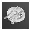 RIS LAN Luxury Flatware Sets, Silverware Sets, 24-piece Elegant 18/10 Stainless Steel Silverware Set for Eating Home Kitchen Restaurant, Service Sets for 6, Dishwasher Safe (24pcs) (24pcs, Silver) view 1