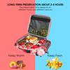 Khulula Girls Insulated Kids Lunch Boxes Bags for Hot or Cold Food Storage - Picnic Cooler Cookouts School Travel Reusable Lunch Tote Strawberry view 3