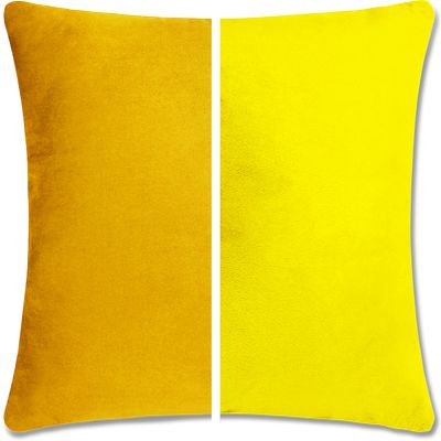 12" x 20" Throw Pillow - Gold Rush: 2 PCS / 4 Sided. Luxurious Premium Down Feather Pillow with Reversible Cover Microsuede/Microplush Fabric. Forever Fluffy, Beautiful & Supportive. Soft & Comfy.