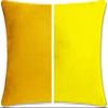 12" x 20" Throw Pillow - Gold Rush: 2 PCS / 4 Sided. Luxurious Premium Down Feather Pillow with Reversible Cover Microsuede/Microplush Fabric. Forever Fluffy, Beautiful & Supportive. Soft & Comfy. view 1
