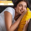 24" x 24" Throw Pillow - Gold Rush: 2 PCS / 4 Sided. Luxurious Premium Down Alternative Fill w/Reversible Cover Microsuede/Microplush Fabric. Forever Fluffy, Beautiful & Supportive. Soft & Comfy. view 4