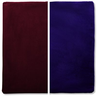 26" x 26" Cover Only Throw Pillowcase Reversible - Mauve Purple: 2 PCS / 4 Sided. Luxurious, Microsuede/Microplush Fabric - Softest / High Thread Count - Washable - Outstanding Beauty & Comfy
