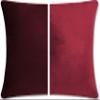 12" x 20" Throw Pillow - AZ Maroon: 2 PCS / 4 Sided. Luxurious Premium Down Feather Pillow with Reversible Cover Microsuede/Microplush Fabric. Forever Fluffy, Beautiful & Supportive. Soft & Comfy. view 1