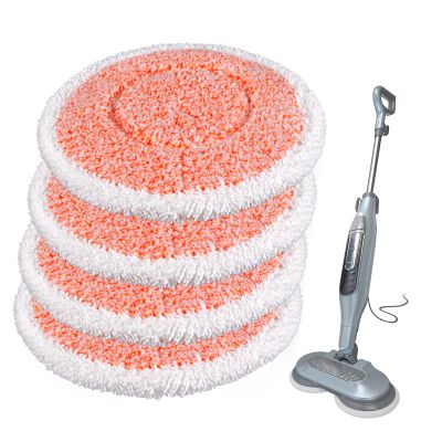 (4 Pack) S8001 S7000AMZ Mop Pads for Shark S8001, S7000, S7000AMZ, S7001, S7201, XKITP7000, S7000 Series S7001TGT Steam & Scrub All-in-One Scrubbing Mop, Heavy Duty Scrubbing Pad