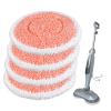 (4 Pack) S8001 S7000AMZ Mop Pads for Shark S8001, S7000, S7000AMZ, S7001, S7201, XKITP7000, S7000 Series S7001TGT Steam & Scrub All-in-One Scrubbing Mop, Heavy Duty Scrubbing Pad view 1