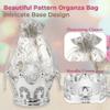 12 Pieces Fillable Silver Crown with Pouch Party Favors view 2