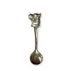 Victorian Style Boxer Dog Head Salt Spoon/Salt Spoon Pendant with Ruby Stone 925 Sterling Sliver (Salt Spoon) view 3