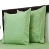 3PCs Bedding Sheet Set 400 Thread Count, 1 Piece Fitted Sheet 22" Deep Pocket All-Around Elastic and 2 Piece Pillowcases, Soft & 100% Egyptian Quality Cotton-Sage Stripe,Twin-XXL Size. view 4