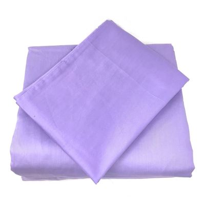 3PCs Bedding Sheet Set 400 Thread Count, 1 Piece Fitted Sheet 22" Deep Pocket All-Around Elastic and 2 Piece Pillowcases, Soft & 100% Egyptian Quality Cotton-Lavender Solid,Full-XL Size.