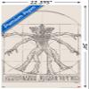 Trends International Netflix Stranger Things: Season 4 - Vitruvian Demogorgon Wall Poster, 22.375" x 34", Premium Poster & Clip Bundle view 3