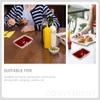 GANAZONO 100pcs Rectangular Plastic Plates Disposable Dishes for Sauces Seasonings Dipping for Parties Restaurants and Catering Events view 4