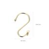 VOSAREA Bath Curtain Hooks End Design Shower Curtain Easy to Install Hangers for Seamless Sliding Bathroom Decor view 3