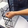Pkfinrd Bathroom Over Toilet Storage Shelf, Bathroom Organizer, Above Storage Cabinet Restroom Paper Holder, No Drilling Space Saver with Wall Mounting (Color : Black) view 3