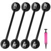 EVERMARKET 4 PCS Giant Inflatable Dumbbell Barbell, Fun Carnival Circus Birthday/Halloween Party Decorations, Fake Weights Cosplay Props, Photo Booth Props Accessory view 1