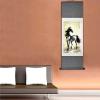 DBXOKKFCC Chinese Scroll Wall Art Feng Shui Paintings Chinese Wall Mural Scroll Painting Chinese Horse Scroll Painting Wall Decor Hanging Art Drawing Feng Shui Decorative Painting(140 * 45cm) view 4