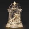 Roman 9.25" Pre-Lit LED Holy Family with Angel Christmas Nativity Figurine view 1