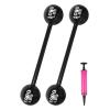 2 PCS Giant Inflatable Dumbbell Barbell,Funny Carnival Circus Birthday/Halloween Party Decorations Fake Weights Cosplay Props Party Supplies,Blow Up Strongman Costume Photo Booth Props Accessory view 1