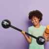 2 PCS Giant Inflatable Dumbbell Barbell,Funny Carnival Circus Birthday/Halloween Party Decorations Fake Weights Cosplay Props Party Supplies,Blow Up Strongman Costume Photo Booth Props Accessory view 4