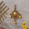 Indian Metal Surya Dev Wall Hanging Showpiece Decorative Sun Idol Face Vastu Statue for Home Offices Decor Entrance (Size 8 x 5.5 Inches) By Indian Collectible view 3