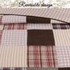 Cozy Line Home Fashions Hand Piecing Real Patchwork Brody Farmhouse Chocolate Plaid Striped Reversible Quilt Bedding Set, Coverlet Bedspread (Brown Grid, King - 3 Piece) view 4