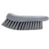 SPARTA Plastic Cutting Board Scrub Brush with Hanging Hole for Washing Cutting Boards, 6 Inches, Gray view 1