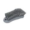 SPARTA Plastic Cutting Board Scrub Brush with Hanging Hole for Washing Cutting Boards, 6 Inches, Gray view 3