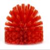 SPARTA Industrial Tank Brush Head Pipe Brush Head, Drain Brush with 3/4" Thread Hole (Handle Not Included) for Commercial Use, Plastic, 5.7 Inches, Orange view 1