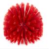 SPARTA Industrial Tank Brush Head Pipe Brush Head, Drain Brush with 3/4" Thread Hole (Handle Not Included) for Commercial Use, Plastic, 5.7 Inches, Red view 2